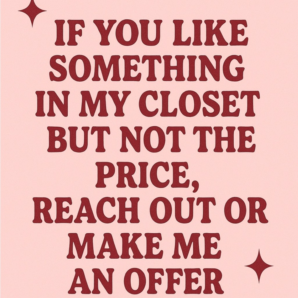 Reasonable Offers Rarely Declined